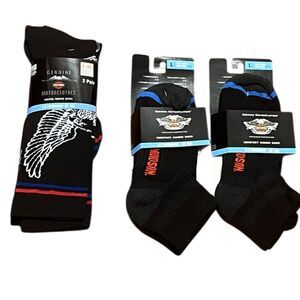 Harley-Davidson Multi-pack Sock Bundle, Size L, NWT